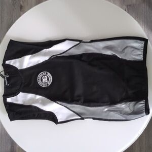 Dolce & Gabbana tank top athletic black silver mens xs